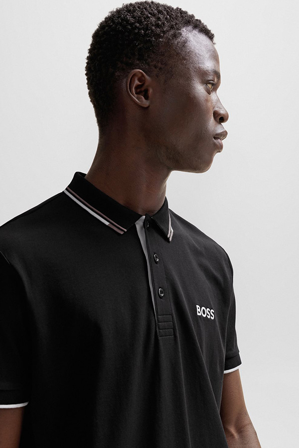 ΜΠΛΟΥΖΑ POLO BOSS - 002 ΜΑΥΡΟ